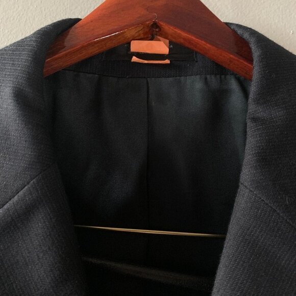 Andrew Fezza Men's Brown Solid Wool Cashmere Blazer Sport Coat 42L *Super‎ 100* - Picture 5 of 9